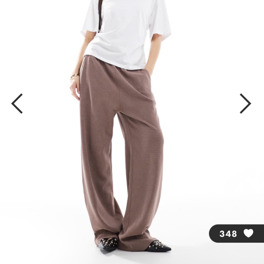 ASOS waffle knit lounge pants